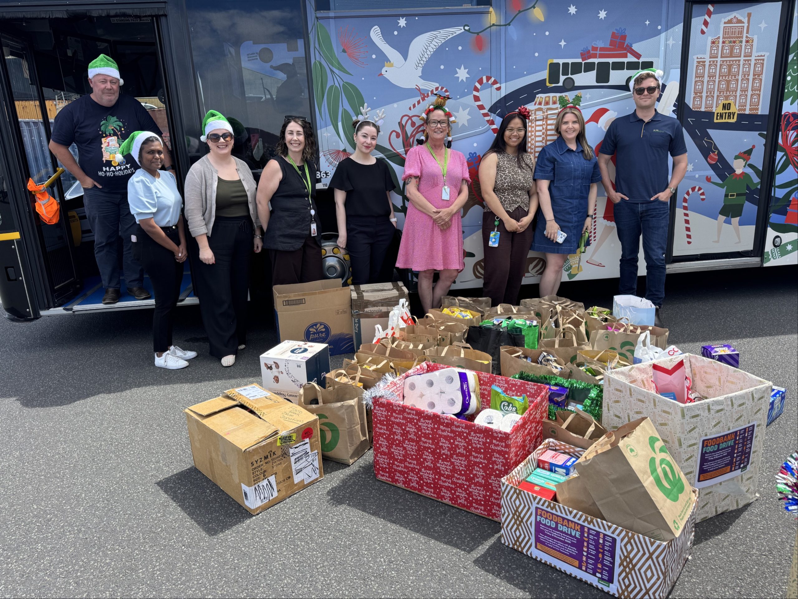 Metro Team at Foodbank Tasmania